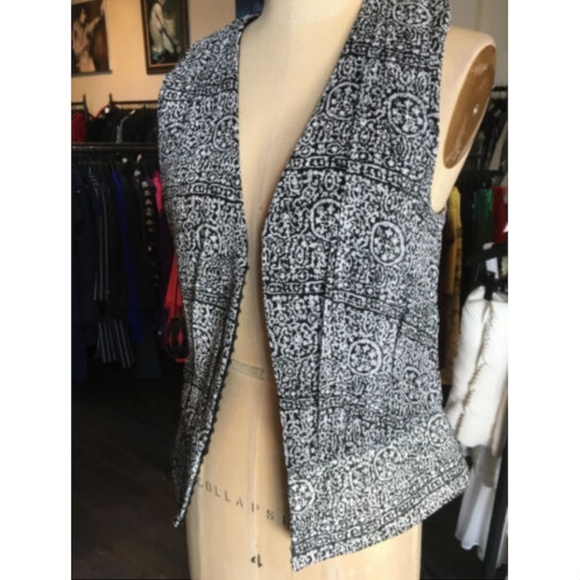 Balenciaga Black White 2014 Runway Vest - Picture 2 of 8